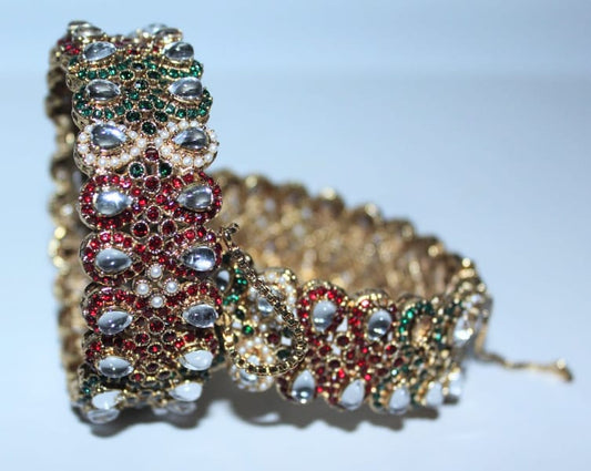 Crystal Regal Meenakari Bangles